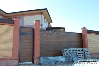 Алюминиевые откатные ворота ALV, фото. &mdash; ALV